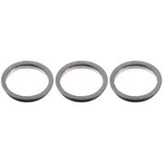 3 PCS Rear Camera Glass Lens Metal Protector Hoop Ring for iPhone 12 Pro Max(Aqua Blue)