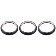 3 PCS Rear Camera Glass Lens Metal Protector Hoop Ring for iPhone 12 Pro Max(Aqua Blue)