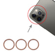 3 PCS Rear Camera Glass Lens Metal Protector Hoop Ring for iPhone 12 Pro Max(Gold) - free shipping - PMc TechLife - Order now!