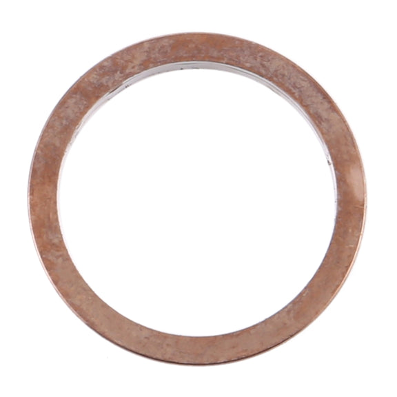 3 PCS Rear Camera Glass Lens Metal Protector Hoop Ring for iPhone 12 Pro Max(Gold)