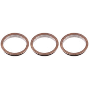 3 PCS Rear Camera Glass Lens Metal Protector Hoop Ring for iPhone 12 Pro Max(Gold)