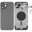 Back Housing Cover with SIM Card Tray & Side  Keys & Camera Lens for iPhone 13 Pro Max(Black) - Back Cover by PMC TechLife | Online Shopping South Africa | PMC TechLife | Buy Now Pay Later Mobicred