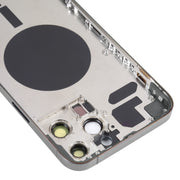Back Housing Cover with SIM Card Tray & Side  Keys & Camera Lens for iPhone 13 Pro Max(Black)