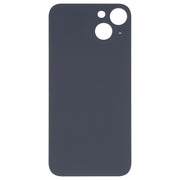 Easy Replacement Big Camera Hole Glass Back Battery Cover for iPhone 14(Black)