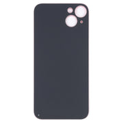 For iPhone 14 Plus Easy Replacement Big Camera Hole Glass Back Battery Cover(Red)
