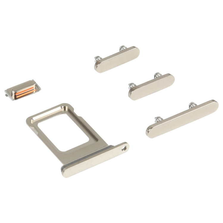SIM Card Tray + Side Keys for iPhone 14 Pro(Gold)