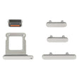 SIM Card Tray + Side Keys for iPhone 14 Pro(Silver) - Others by PMC TechLife | Online Shopping South Africa | PMC TechLife | Buy Now Pay Later Mobicred