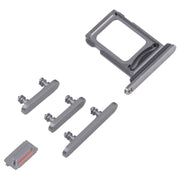 SIM Card Tray + SIM Card Tray + Side Keys for iPhone 14 Pro (Black)