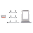 SIM Card Tray + SIM Card Tray + Side Keys for iPhone 14 Pro (Silver) - Others by PMC TechLife | Online Shopping South Africa | PMC TechLife | Buy Now Pay Later Mobicred