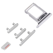 SIM Card Tray + SIM Card Tray + Side Keys for iPhone 14 Pro (Silver)