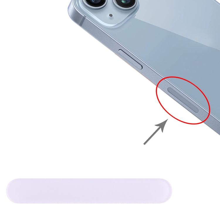For iPhone 14 / 14 Plus US Edition 5G Signal Antenna Glass Plate (Purple)
