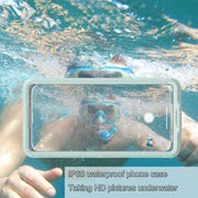 10m Depth Diving Water-resistant Protective Phone Case for 5.9-6.9 inch Phone(Black)