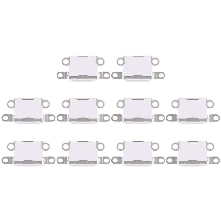 10 PCS Charging Port Connector for iPhone 5 / 5S(White)