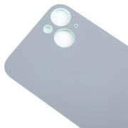 For iPhone 15 Plus Easy Replacement Big Camera Hole Glass Back Battery Cover(Green)