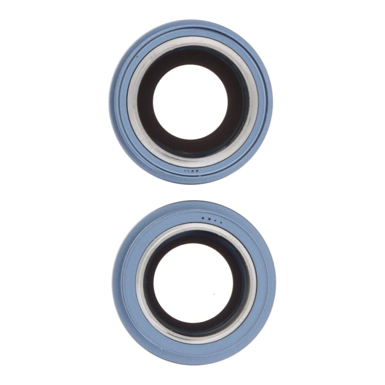 For iPhone 15 / 15 Plus 1set Camera Lens Cover (Blue)