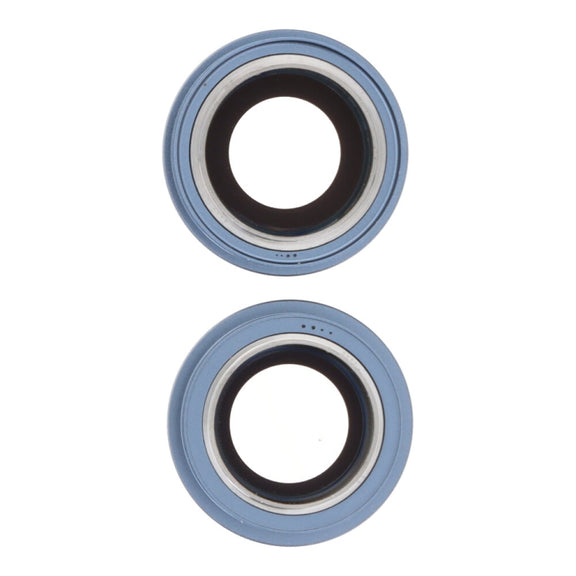 For iPhone 15 / 15 Plus 1set Camera Lens Cover (Blue)