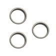 For iPhone 15 Pro / 15 Pro Max 3pcs/set Rear Camera Glass Lens Metal Outside Protector Hoop Ring (Gold) - Camera Series by PMc TechLife | Online Shopping South Africa | PMc TechLife | Buy Now Pay Later Mobicred