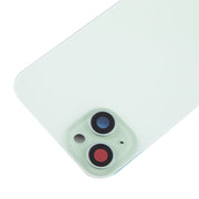 For iPhone 15 Plus Battery Back Cover with Camera Lens Cover + MagSafe Magnet(Green)