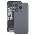 For iPhone 15 Pro Battery Back Cover with Camera Lens Cover + MagSafe Magnet(Black) - free shipping - PMC TechLife - Order now!