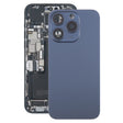 For iPhone 15 Pro Battery Back Cover with Camera Lens Cover + MagSafe Magnet(Blue) - Back Cover by PMC TechLife | Online Shopping South Africa | PMC TechLife | Buy Now Pay Later Mobicred