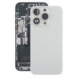 For iPhone 15 Pro Battery Back Cover with Camera Lens Cover + MagSafe Magnet(Titanium) - Back Cover by PMC TechLife | Online Shopping South Africa | PMC TechLife | Buy Now Pay Later Mobicred