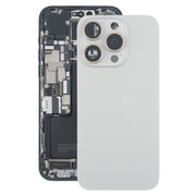 For iPhone 15 Pro Battery Back Cover with Camera Lens Cover + MagSafe Magnet(Titanium)