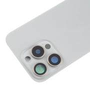 For iPhone 15 Pro Battery Back Cover with Camera Lens Cover + MagSafe Magnet(Titanium)