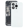 For iPhone 15 Pro Battery Back Cover with Camera Lens Cover + MagSafe Magnet(White) - Back Cover by PMC TechLife | Online Shopping South Africa | PMC TechLife | Buy Now Pay Later Mobicred