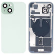 For iPhone 15 Plus Glass Battery Back Cover with Flash Bracket + Wireless Charging Module(Green) - Back Cover by PMC TechLife | Online Shopping South Africa | PMC TechLife | Buy Now Pay Later Mobicred