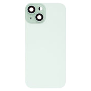 For iPhone 15 Plus Glass Battery Back Cover with Flash Bracket + Wireless Charging Module(Green)