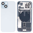 For iPhone 15 Plus Glass Battery Back Cover with Flash Bracket + Wireless Charging Module(Blue) - Back Cover by PMC TechLife | Online Shopping South Africa | PMC TechLife | Buy Now Pay Later Mobicred