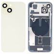 For iPhone 15 Plus Glass Battery Back Cover with Flash Bracket + Wireless Charging Module(Yellow) - Back Cover by PMC TechLife | Online Shopping South Africa | PMC TechLife | Buy Now Pay Later Mobicred