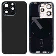 For iPhone 15 Pro Glass Battery Back Cover with Flash Bracket + Wireless Charging Module(Black) - Back Cover by PMC TechLife | Online Shopping South Africa | PMC TechLife | Buy Now Pay Later Mobicred