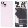 For iPhone 15 Glass Battery Back Cover with Flash Bracket + Wireless Charging Module(Pink) - free shipping - PMC TechLife - Order now!