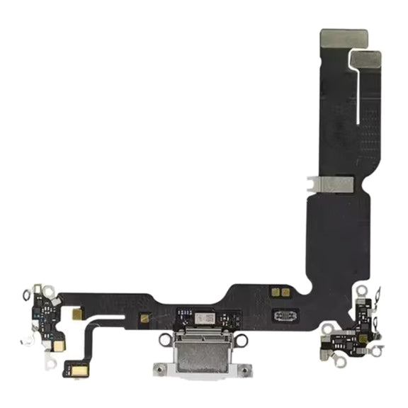 For iPhone 15 Plus Original Charging Port Flex Cable (White)