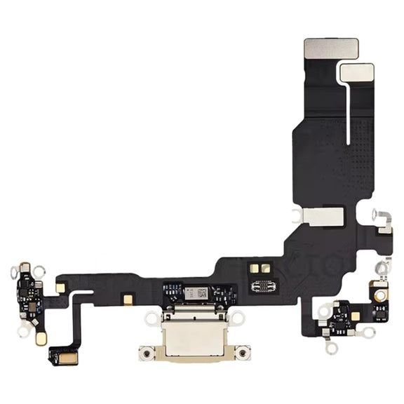For iPhone 15 Plus Original Charging Port Flex Cable (Yellow)
