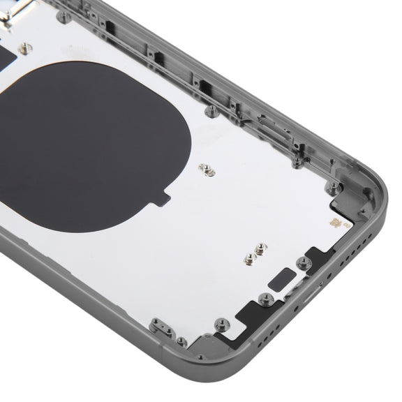Back Cover with Appearance Imitation of iP15 Pro for iPhone 11(Black)