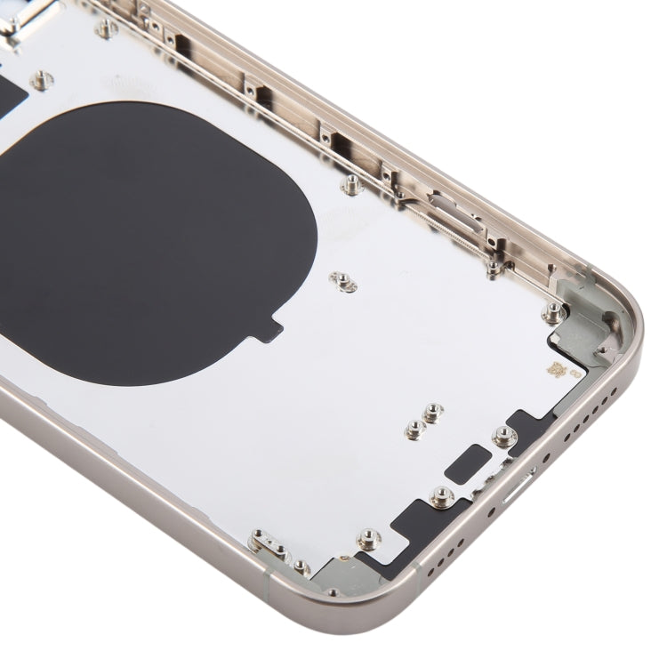 Back Cover with Appearance Imitation of iP15 Pro for iPhone 11(Titanium)