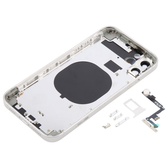 Back Cover with Appearance Imitation of iP15 Pro for iPhone 11(White)