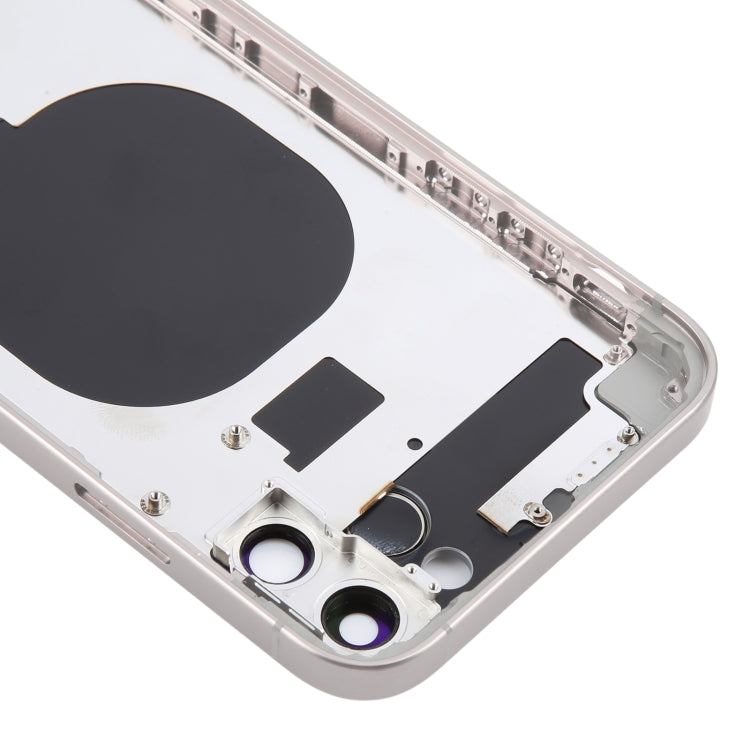 Back Cover with Appearance Imitation of iP15 Pro for iPhone 11(White)