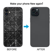 Back Cover with Appearance Imitation of iP15 Pro for iPhone 11(Black)