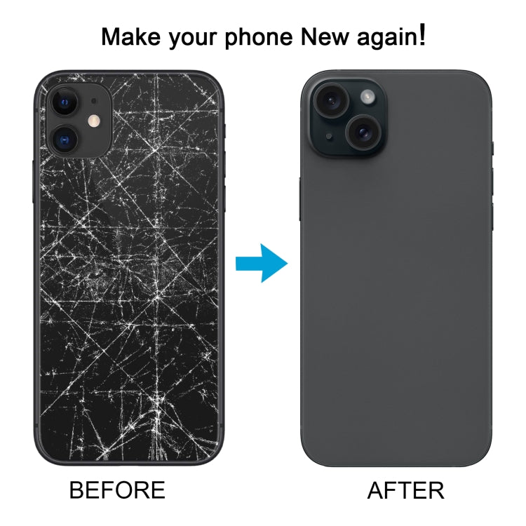 Back Cover with Appearance Imitation of iP15 Pro for iPhone 11(White)