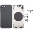 Back Cover with Appearance Imitation of iP15 Pro for iPhone XS(Black) - Back Cover by PMC TechLife | Online Shopping South Africa | PMC TechLife | Buy Now Pay Later Mobicred