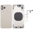 Back Cover with Appearance Imitation of iP15 Pro for iPhone XS(Titanium) - Back Cover by PMC TechLife | Online Shopping South Africa | PMC TechLife | Buy Now Pay Later Mobicred