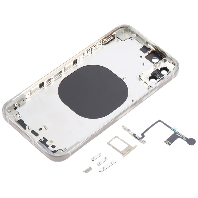 Back Cover with Appearance Imitation of iP15 Pro for iPhone XS(Titanium)
