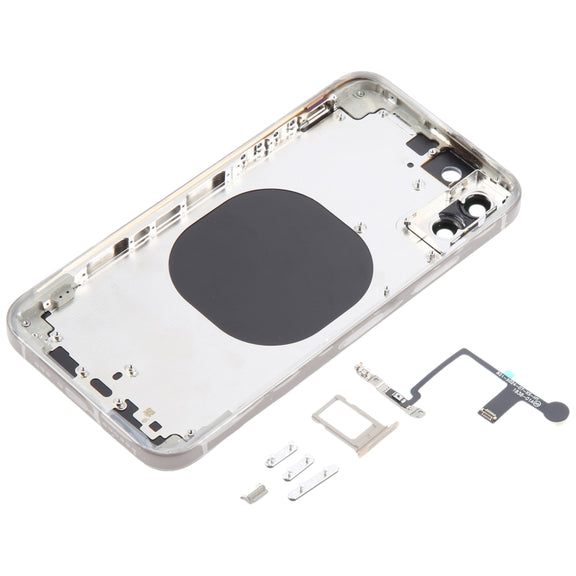 Back Cover with Appearance Imitation of iP15 Pro for iPhone XS(Titanium)