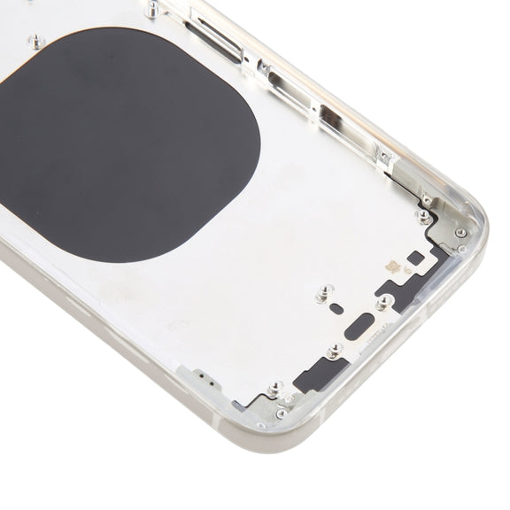 Back Cover with Appearance Imitation of iP15 Pro for iPhone XS(Titanium)