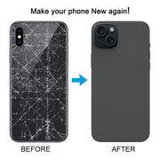 Back Cover with Appearance Imitation of iP15 Pro for iPhone XS(Titanium)