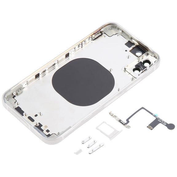 Back Cover with Appearance Imitation of iP15 Pro for iPhone XS(White)