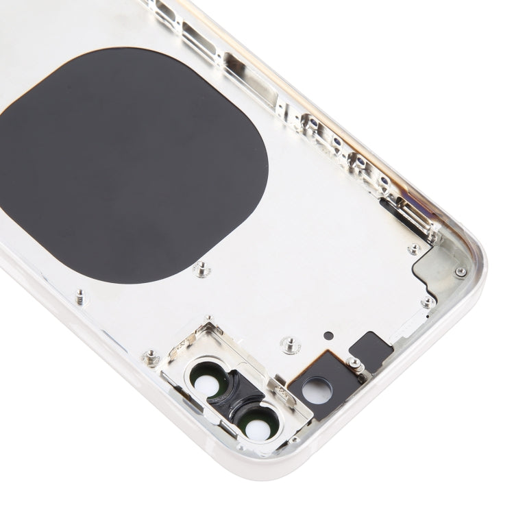 Back Cover with Appearance Imitation of iP15 Pro for iPhone XS(White)